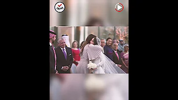 مشاهد جديدة لزفاف الأميرة إيمان تنشرها والدتها الملكة رانيا 