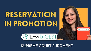 Reservation in promotion | Jarnail Singh vs Lachhmi Narain Gupta