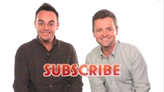 Welcome to Ant &amp; Dec on YouTube