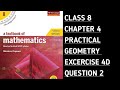 Ex-4D || Que 2 || Ch-4 (Practical Geometry) || Ratna Sagar/Monica CAPOOR || Class 8