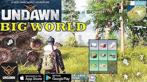 UNDAWN GAMEPLAY ANDROID IOS BY TENCENT RELEASE GLOBALE - ALL FEATURES IN GAME BIG OPEN WORLD  2021