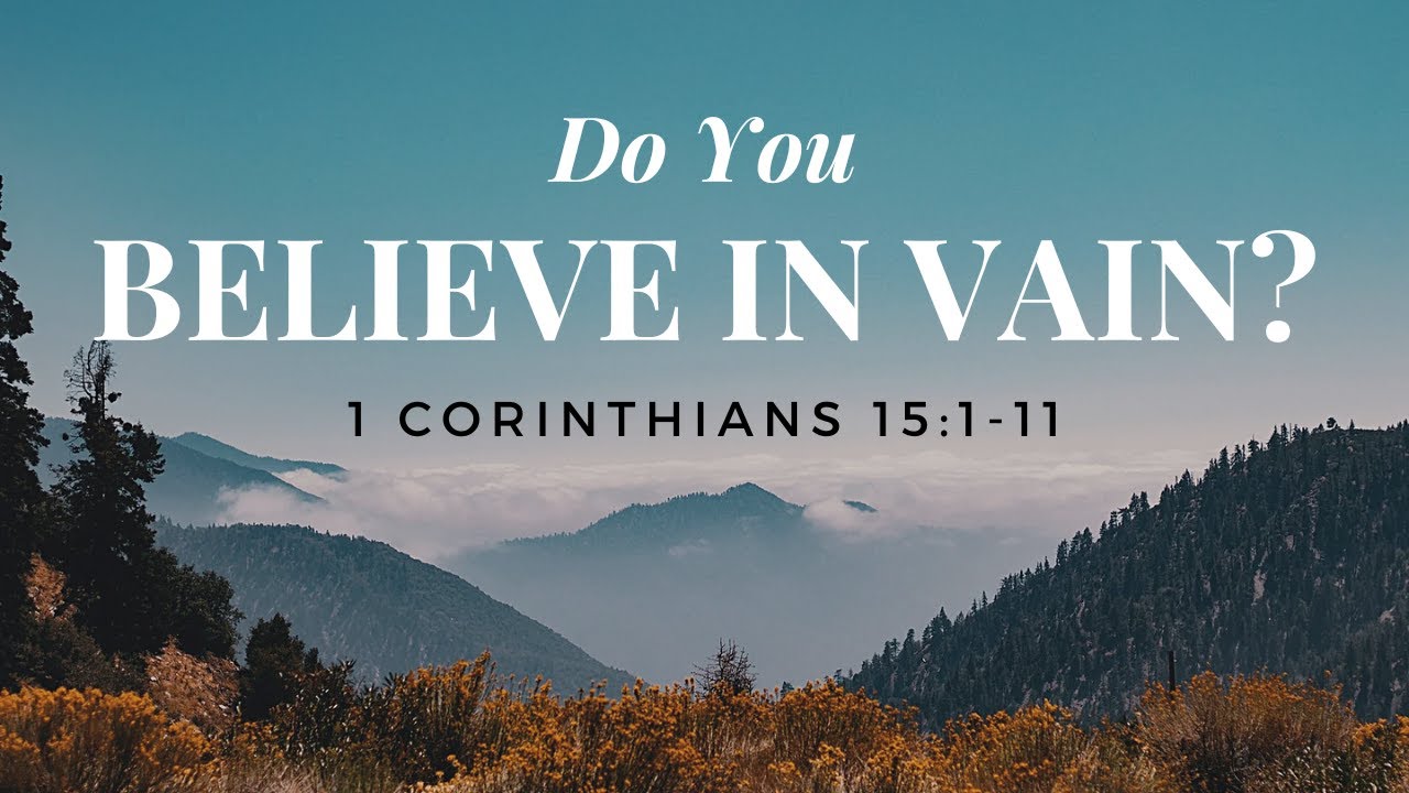 November 9th 2025:  Do You Believe in Vain?, Rev. Scott McGowan