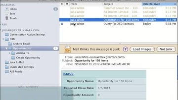 GrinMark Agile SugarCRM to Exchange Synchronizer Mac Demo