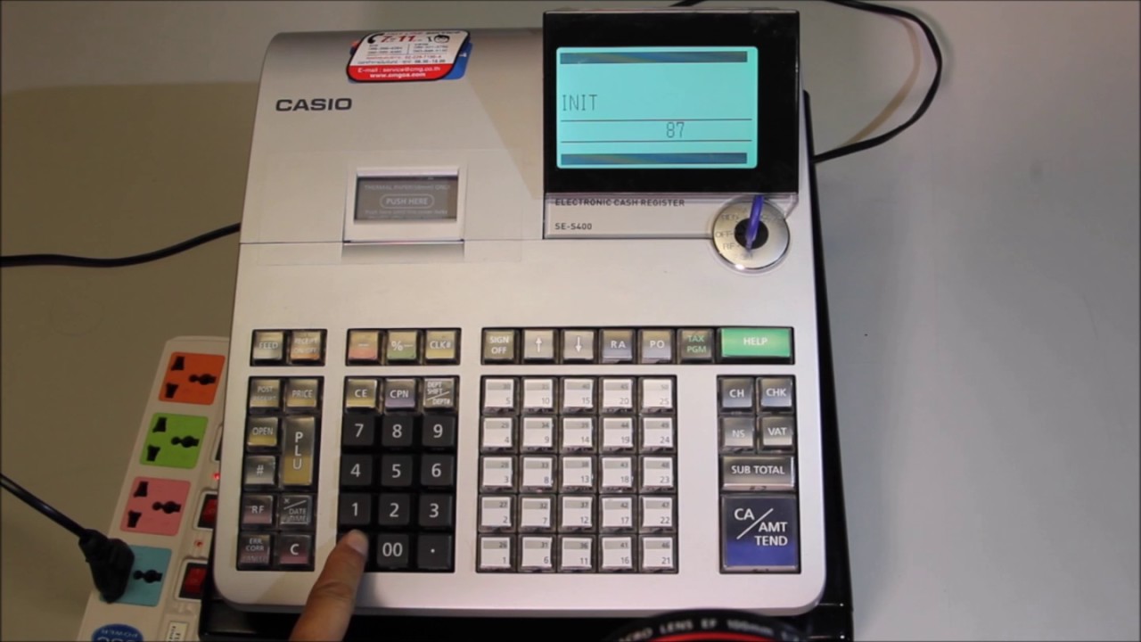 Casio SE-S400 : การตั้งเครื่องใช้งานภาษาไทย