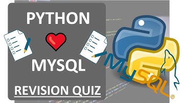 Python MySQL Database Tutorial - Some Fix-ups to the Quiz