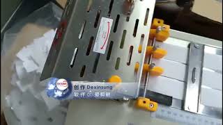 Die cut adhesive hook and loop dots