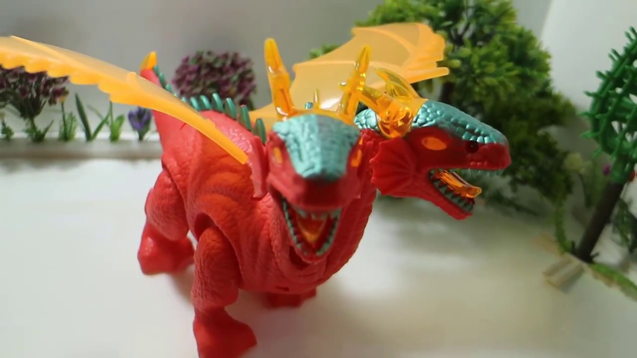 Dinosaur attack two-headed dragon- Dinosaur Cartoons for Children!