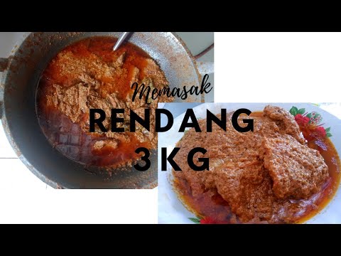 Resep Rendang Padang 3 Kg Daging