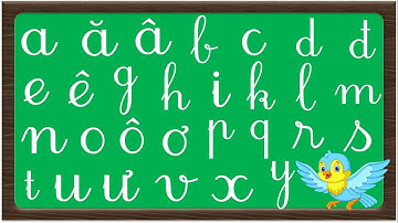 Bảng chữ cái tiếng việt và dạy bé học tập viết chữ với 29 chữ cái trong tiếng việt lớp 1 - Thanh nấm