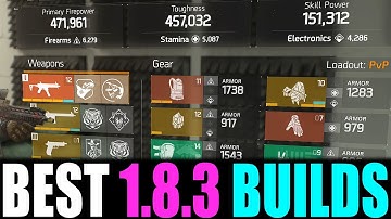 THE BEST BUILD FOR NEW / RETURNING PLAYERS... (THE DIVISION 1.8.3)