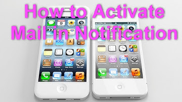 iPhone 4S - Activate Mail in Notification - Preview