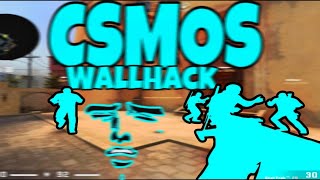 CSMOS WALLHACK 😹🎯 | #csgo #csgocheating #wallhacker 