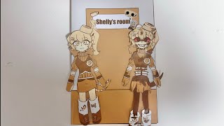 🐚Paper diy🐚 Dandy’s world shelly paperdoll  tutorial!