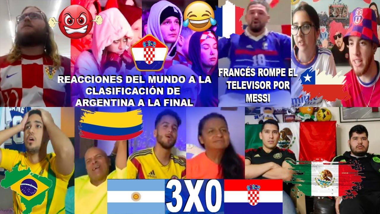 MEJORES REACCIONES INTERNACIONALES AL ARGENTINA VS CROACIA (3-0) CON GOLES DE MESSI Y JULIÁN
