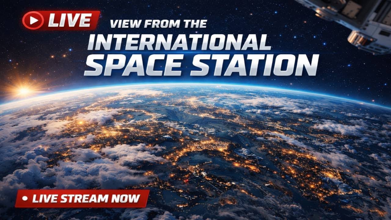 🌍 LIVE NOW ISS Stream – NASA 24/7 Space View | Real-Time Orbit Feed