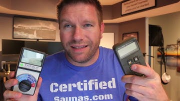SaunaRay Saunas - Measuring EMF In Infrared Saunas - how to test your infrared sauna for emf levels