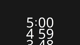 5 Minute Countup Timer
