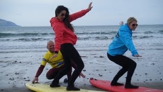 Shay Mitchell Learns to Surf & Ireland Trip Giveaway