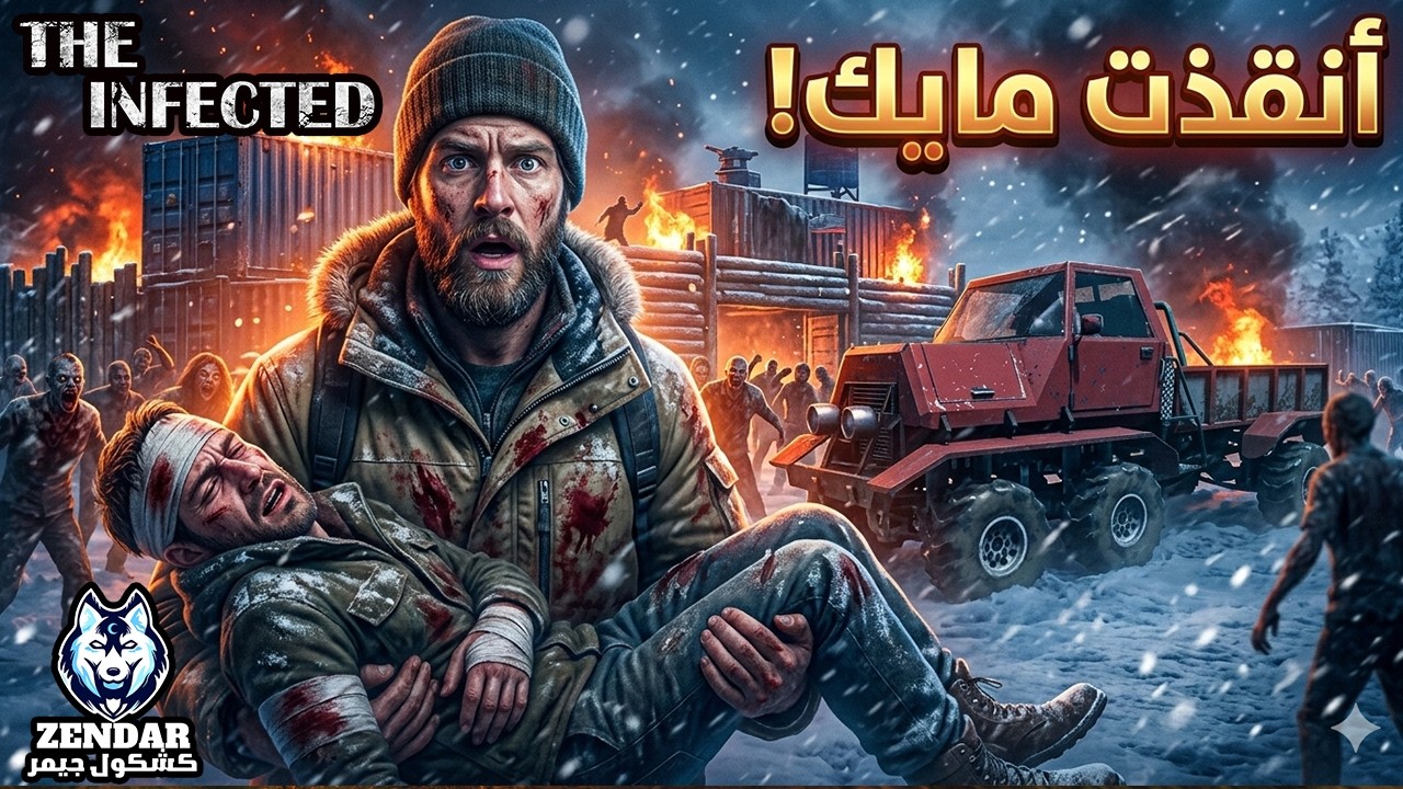 🎮 المصاب v24 | الحلقة 7: 🥶 نجوت من البرد القاتل… وأنقذت مايك والمعركة وصلت قاعدتي! 😱