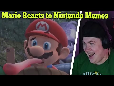 Mario Reacts to Nintendo Memes While Stranded on an Island | REAKTION