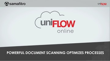 Secure scanning with uniFLOW Online | Samafitro Surabaya