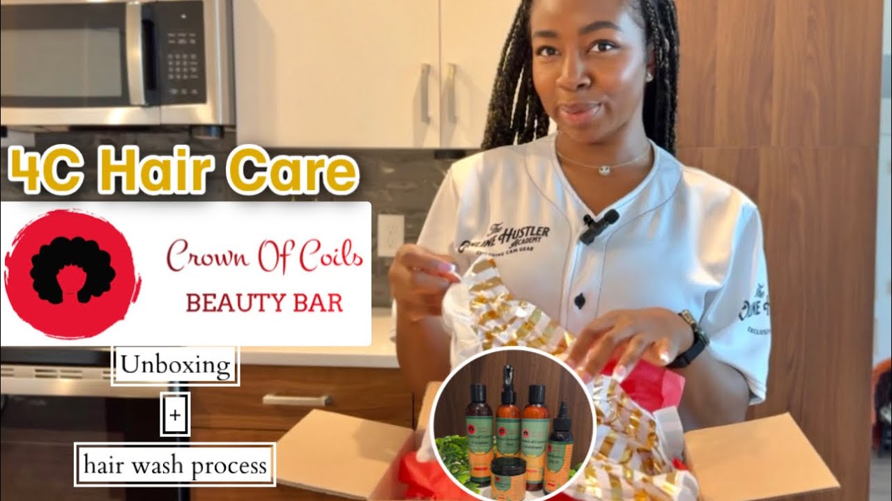 4c Hair Wash Day: Using Crown of Coils, Natural Hair Products