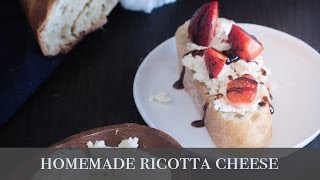 自製新鮮瑞可達起士 Homemade Ricotta Cheese