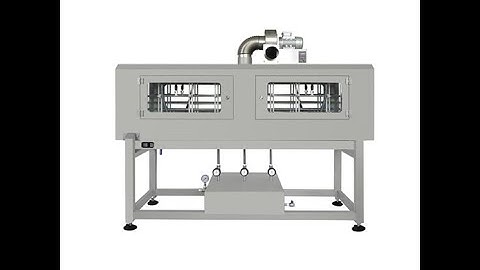 steam shrink tunnel for glass beer bottle