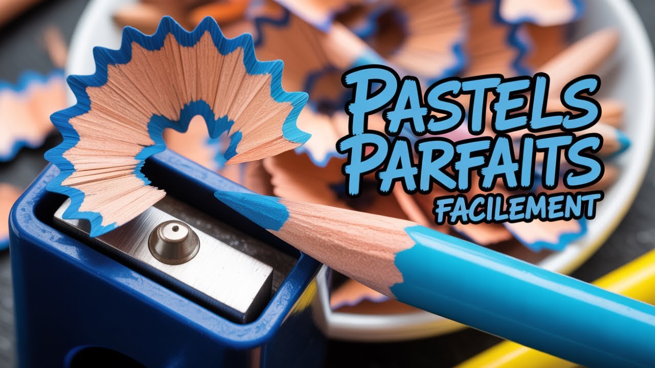 Comment tailler ses crayons pastels secs