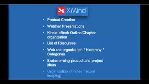 Introduction To XMind Mind Mapping Software