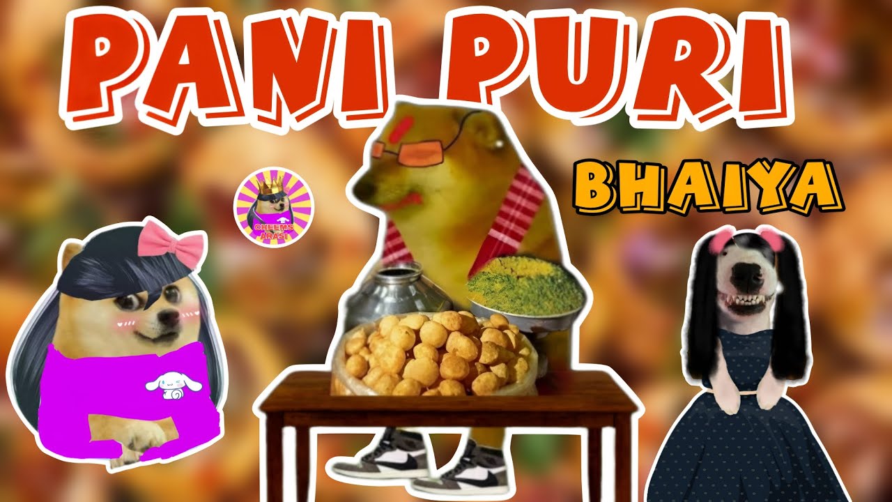 Pani puri bhaiya by cheems | Cheems tamil comedy videos 