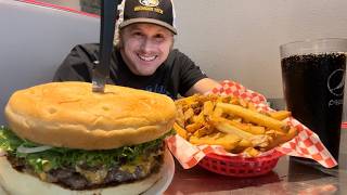 I TOOK ON BIG JUD’S BURGER CHALLENGE | MAN V FOOD