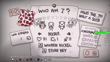 The Binding of Isaac Repentance 7 Character Speedrun PB run