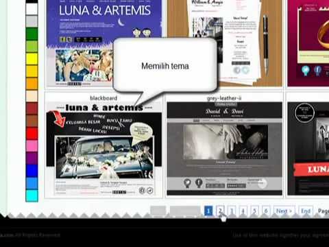 Cara Membuat Undangan Online & Setting Undangan [New] .FLV 