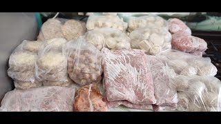 Заготовка полуфабрикатов морозилку / Preparation of semi-finished products in the freezer