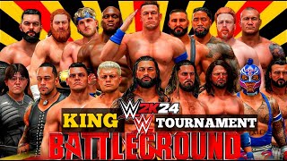 WWE 2K24 KING TOURNAMENT FOR FACING KING ROMAN REIGNS||WWE 2K24 LIVE STREAM||WWE 2K24 LIVE||