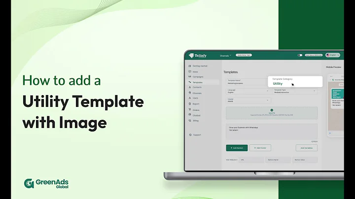 How to add a Utility Template with Variable | Complete Guide | GreenAds Global