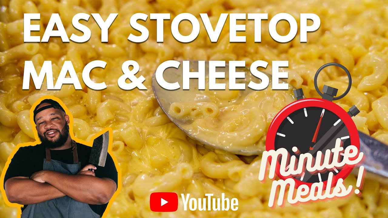 How to make EASY Stove top Mac and Cheese (NO EGGS!) ⏰ One Minute
