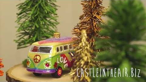 Crepe Paper Pine Trees