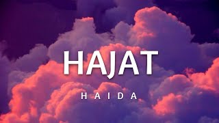 Hajat - Haida | 🎶 Lirik Lagu