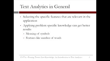 5.2.14 An Introduction to Text Analytics - Video 8: Conclusion