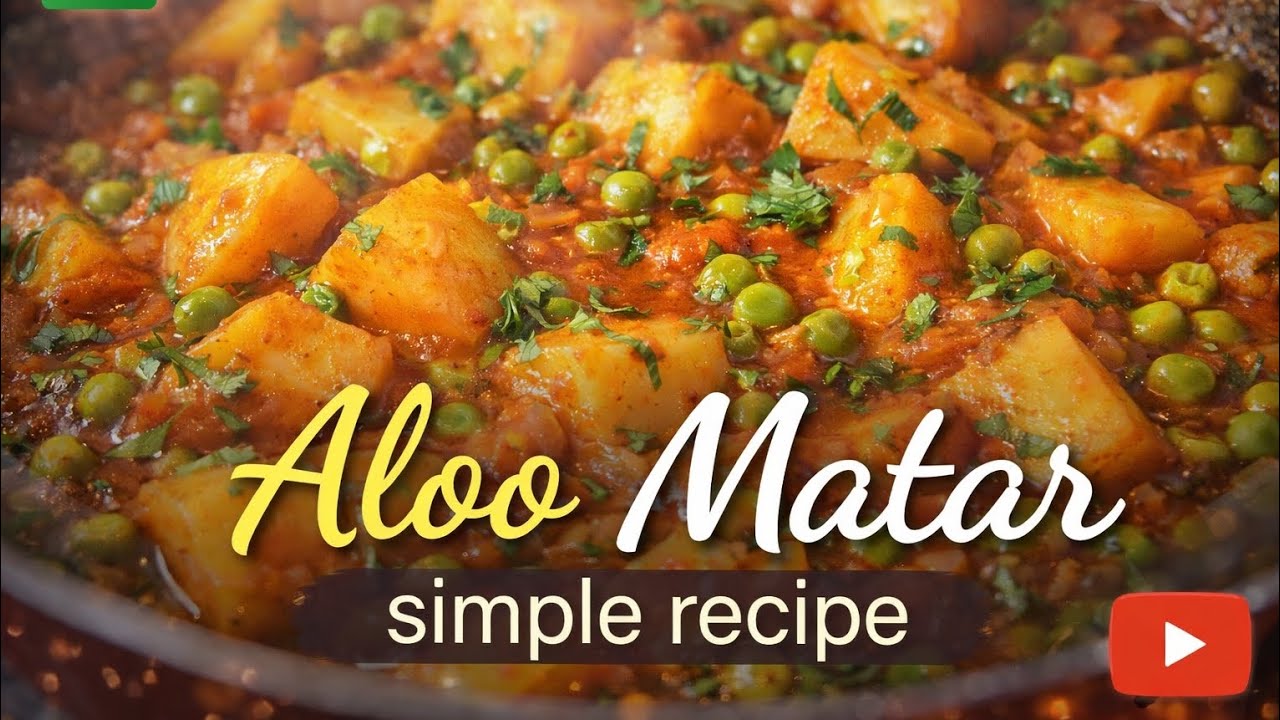Aloo matar ....very very simple but very very delicious 😋 👌 