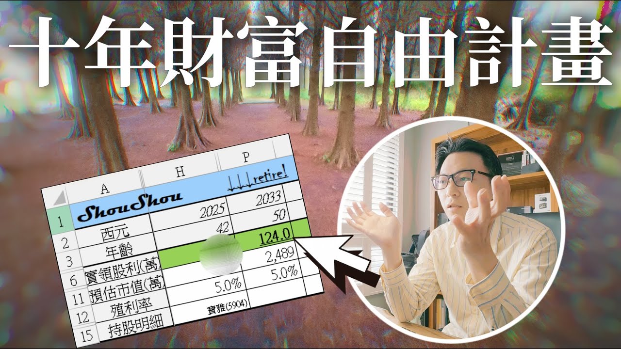 打造十年內退休不上班之被動收入：從現在每個月用股息幫自己加薪X萬開始 (我42歲)