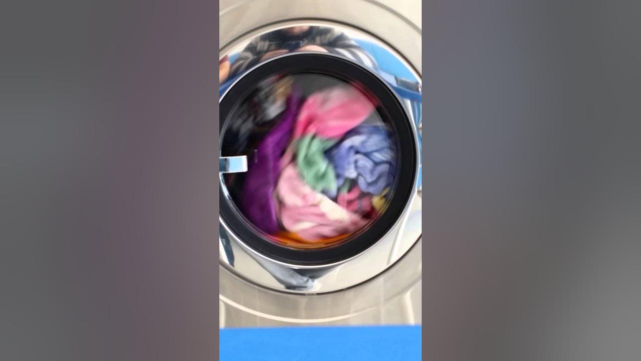 Washing Blankets in Laundromat Maytag Front Loader YouTube