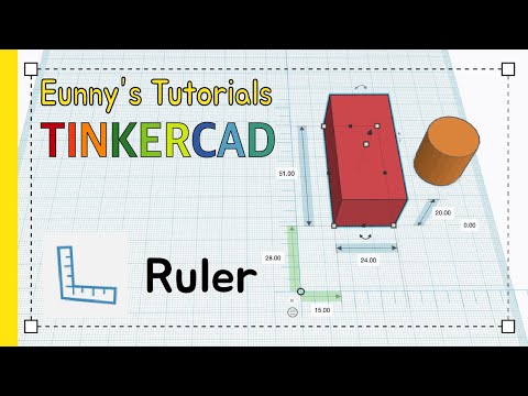 14. Ruler - Tinkercad Basic Tutorials  | 3D modeling how to make