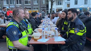 Hollanda’da cami önünde 1500 kişilik sokak iftarı düzenlendi