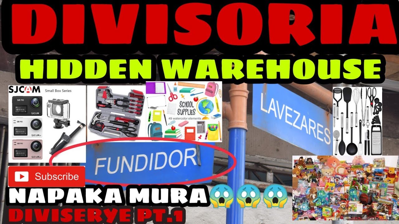 DIVISORIA HIDDEN WAREHOUSE / SJ CAMERA / LARUAN AT IBA PA EP.1