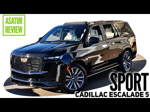 🇺🇸 Обзор Cadillac ESCALADE V SPORT 6.2 V8 AWD 416 л.с. AT-8 / Кадиллак Эскалейд 5 Спорт 2022