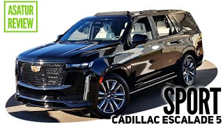 🇺🇸 Обзор Cadillac ESCALADE V SPORT 6.2 V8 AWD 416 л.с. AT-8 / Кадиллак Эскалейд 5 Спорт 2022