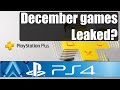 PS+ Games December 2022 Leaked